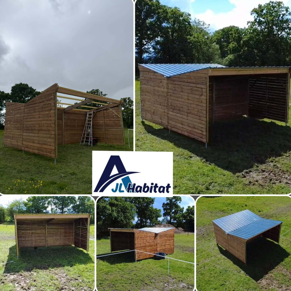 Installation d'abri bois sur mesure à Vire Normandie